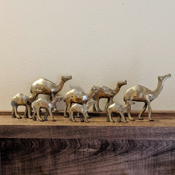 Other - Brass camel figurines.